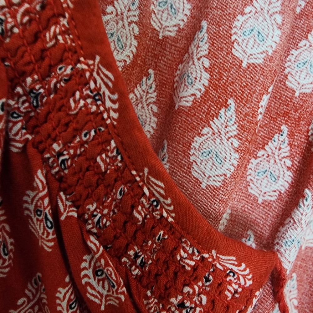 Beach Lunch Lounge split neck tunic Medium - Picture 8 of 8